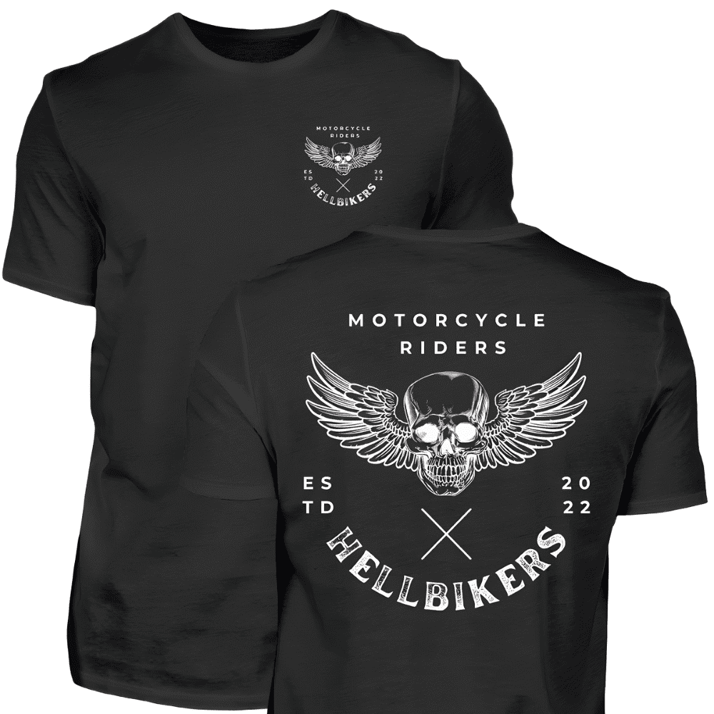 Motorcycle Riders - Motorrad T-Shirt (Beidseitig bedruckt)