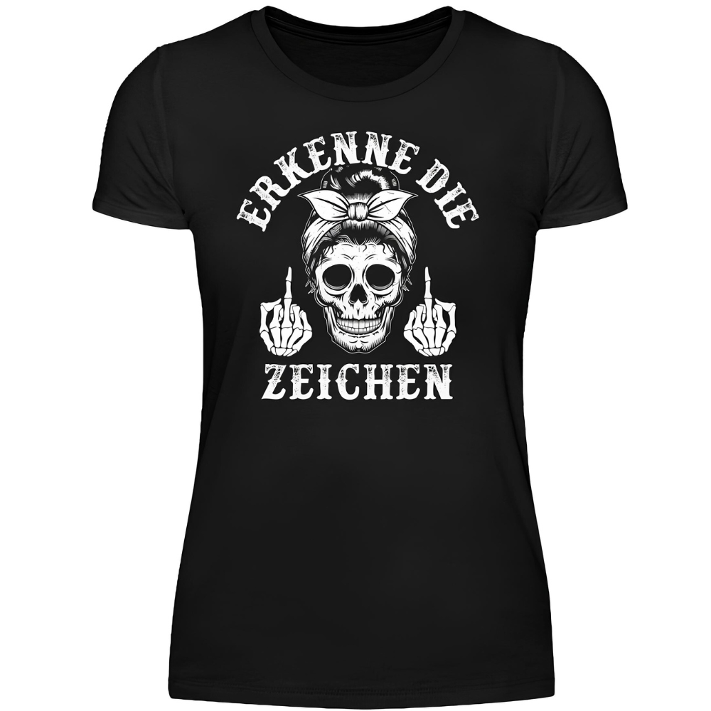 Erkenne die Zeichen - Premium Damen T-Shirt
