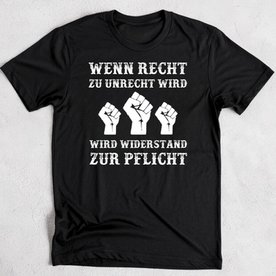 Wenn Recht zu Unrecht wird - Premium T-Shirt