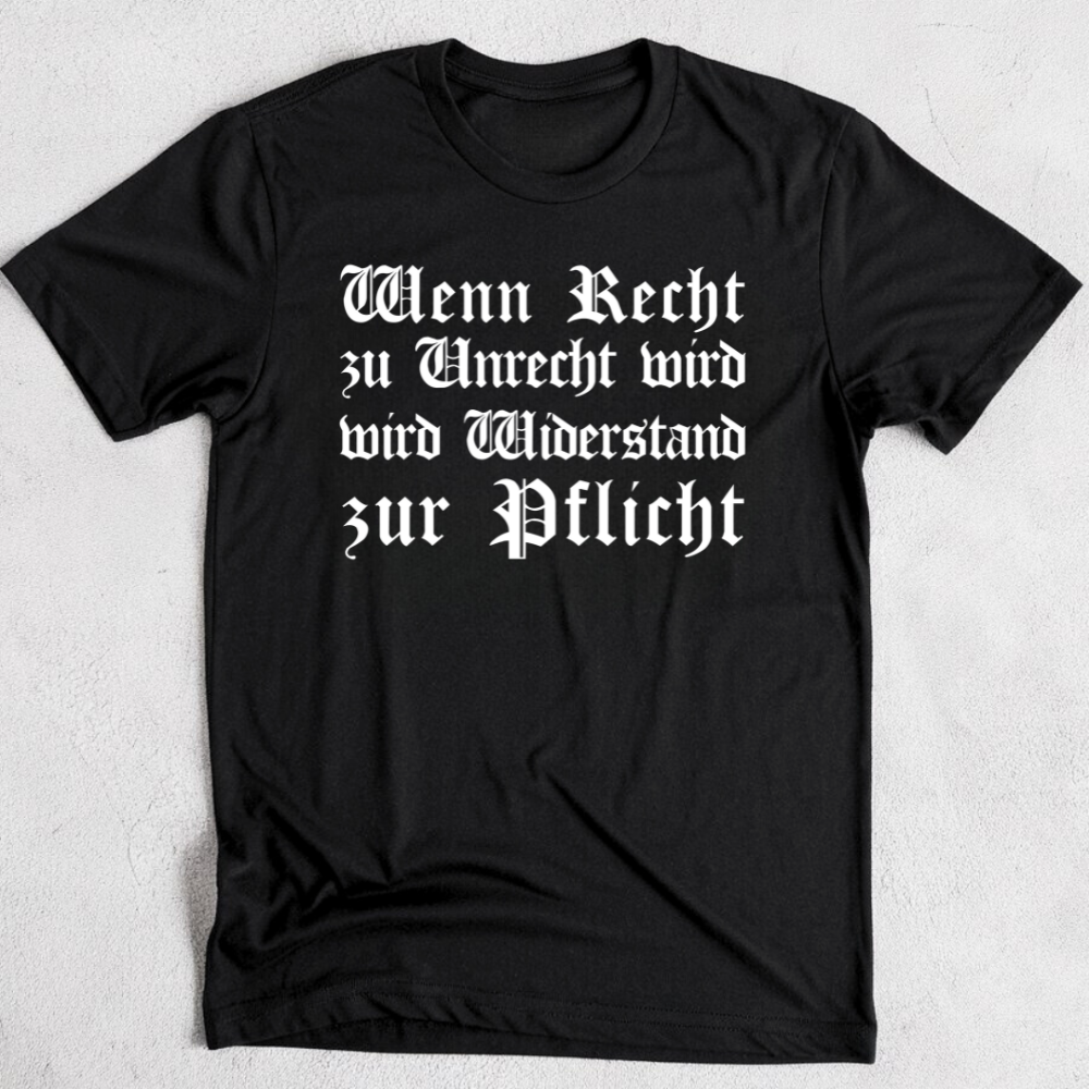 Wenn Recht zu Unrecht wird - Premium T-Shirt