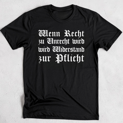 Wenn Recht zu Unrecht wird - Premium T-Shirt