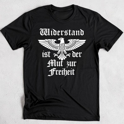 Widerstand ist der Mut zur Freiheit - Premium T-Shirt