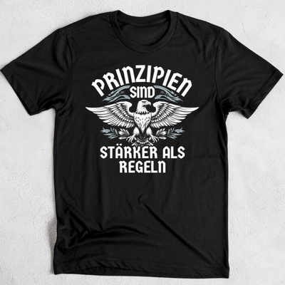 Prinzipien sind stärker als Regeln - Premium T-Shirt