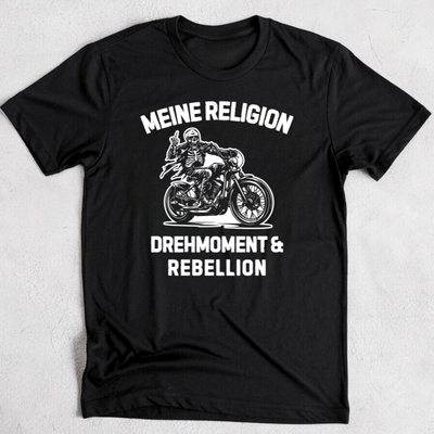 Meine Religion: Drehmoment & Rebellion - Premium T-Shirt