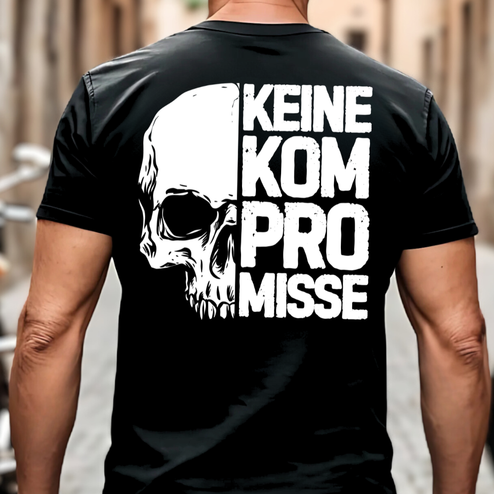 Keine Kompromisse - T-Shirt Rückendruck