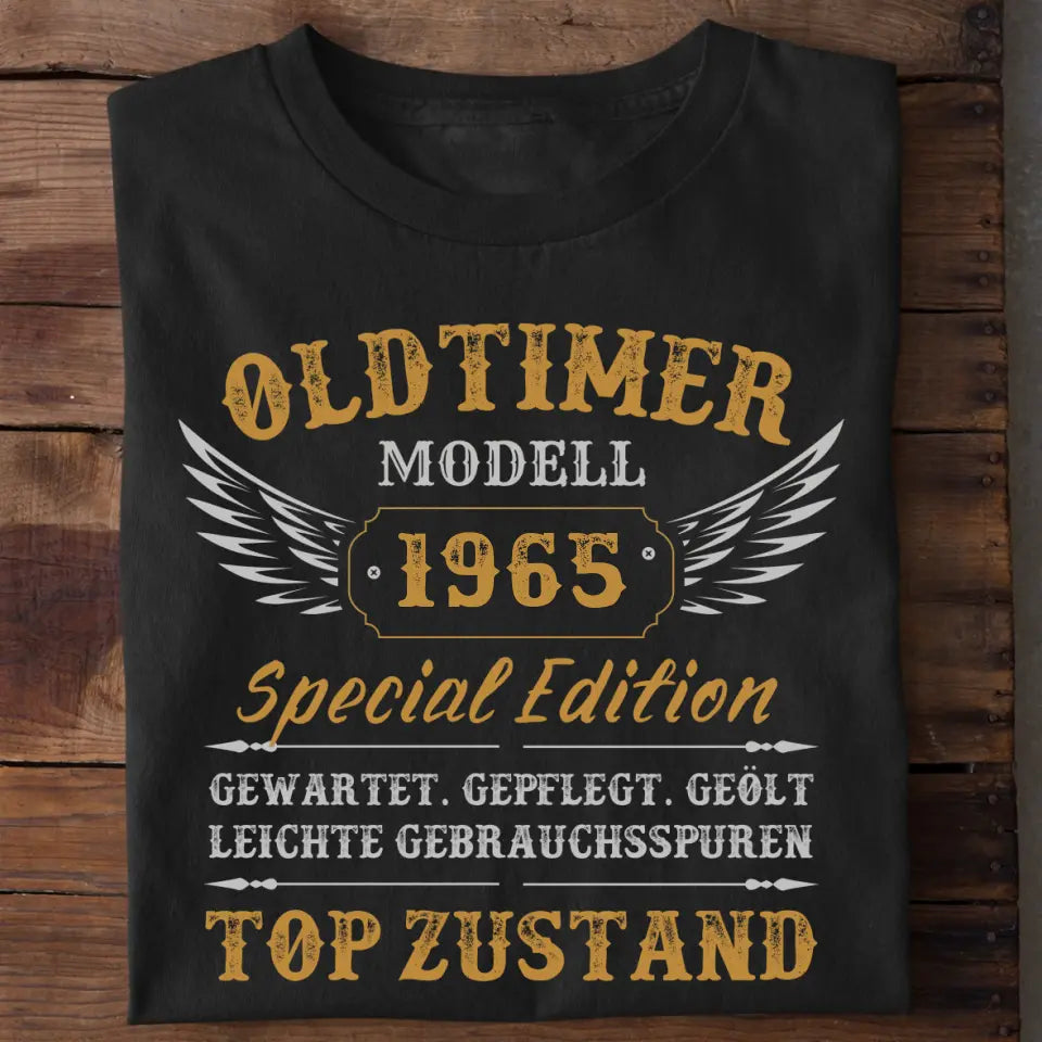 Oldtimer - T-Shirt (Personalisiert)