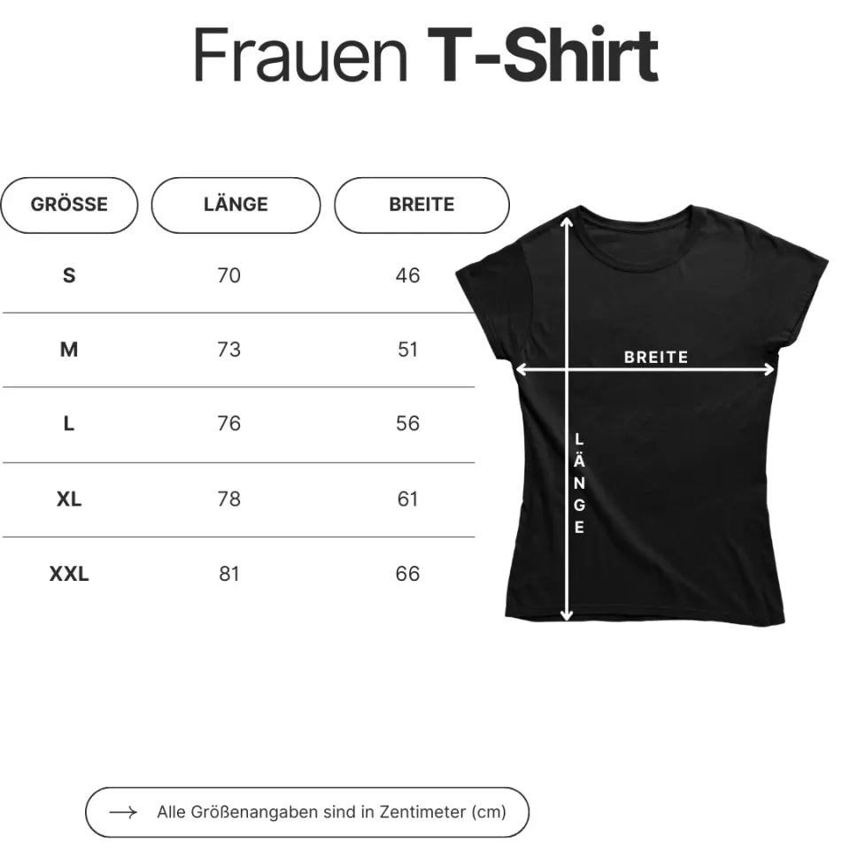 Vergiss die Krone - Damen T-Shirt (Personalisiert)