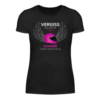 Diese Prinzessin trägt einen Helm - Damen T-Shirt (Personalisiert)