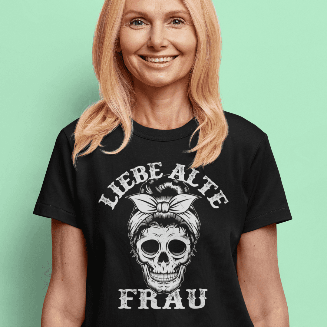 Liebe alte Frau - Damen T-Shirt