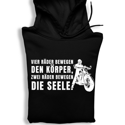 Zwei Räder bewegen die Seele - Hoodie