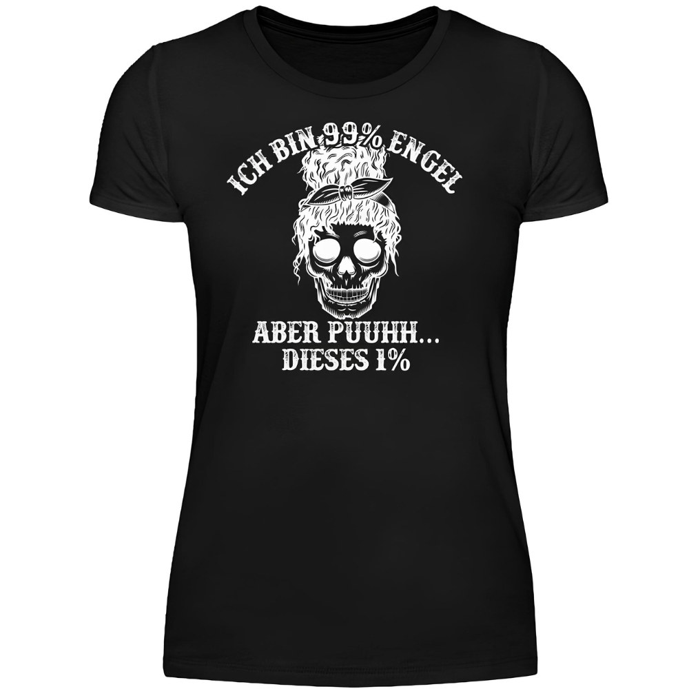 Ich bin 99% Engel - Damen T-Shirt