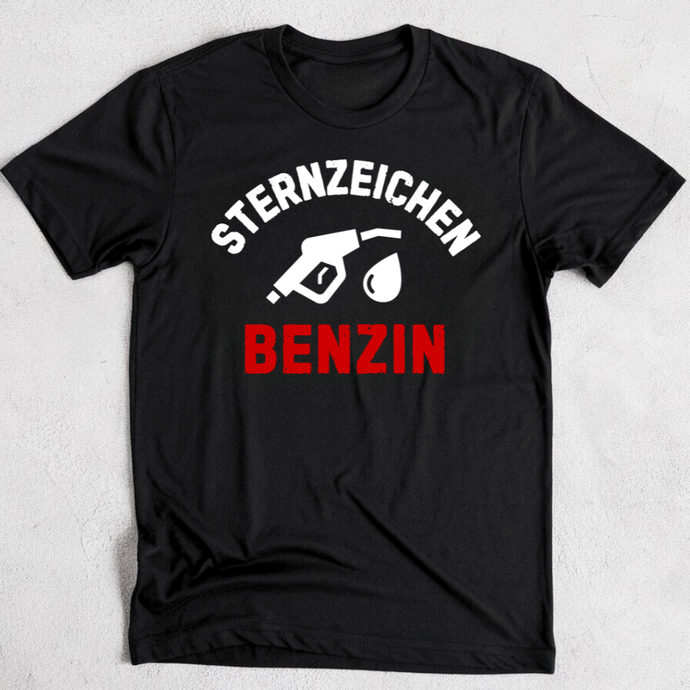 Sternzeichen Benzin - T-Shirt