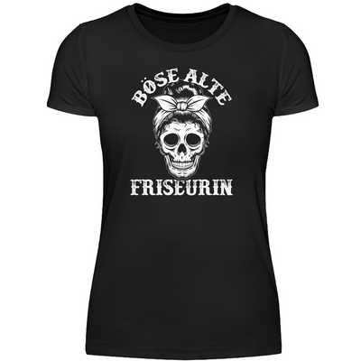 Böse alte Friseurin - Damen T-Shirt