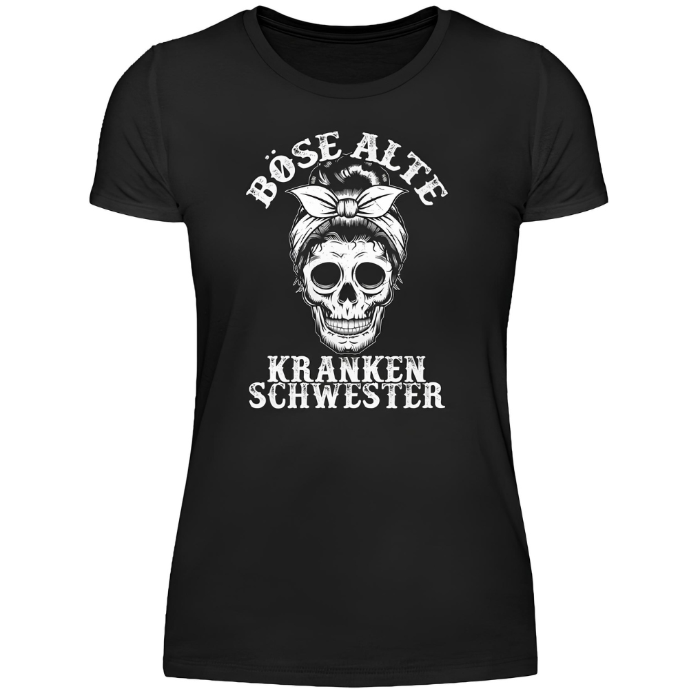 Böse alte Krankenschwester - Damen T-Shirt