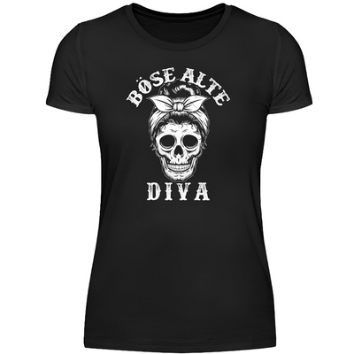 Böse alte Diva - Damen T-Shirt