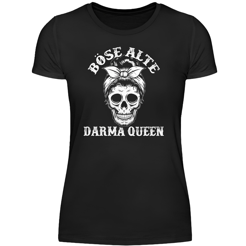 Böse alte Drama-Queen - Damen T-Shirt