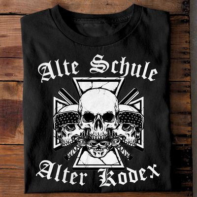 Alte Schule, alter Kodex - T-Shirt