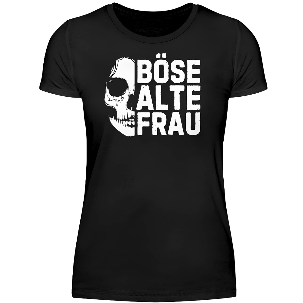 Böse alte Frau - Damen T-Shirt