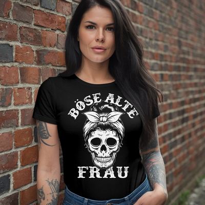 Böse alte Frau - Damen T-Shirt