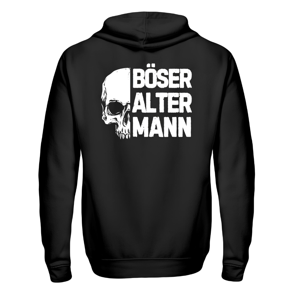 Böser alter Mann - Zip-Hoodie