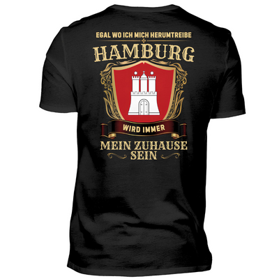 Hamburg - T-Shirt Rückendruck