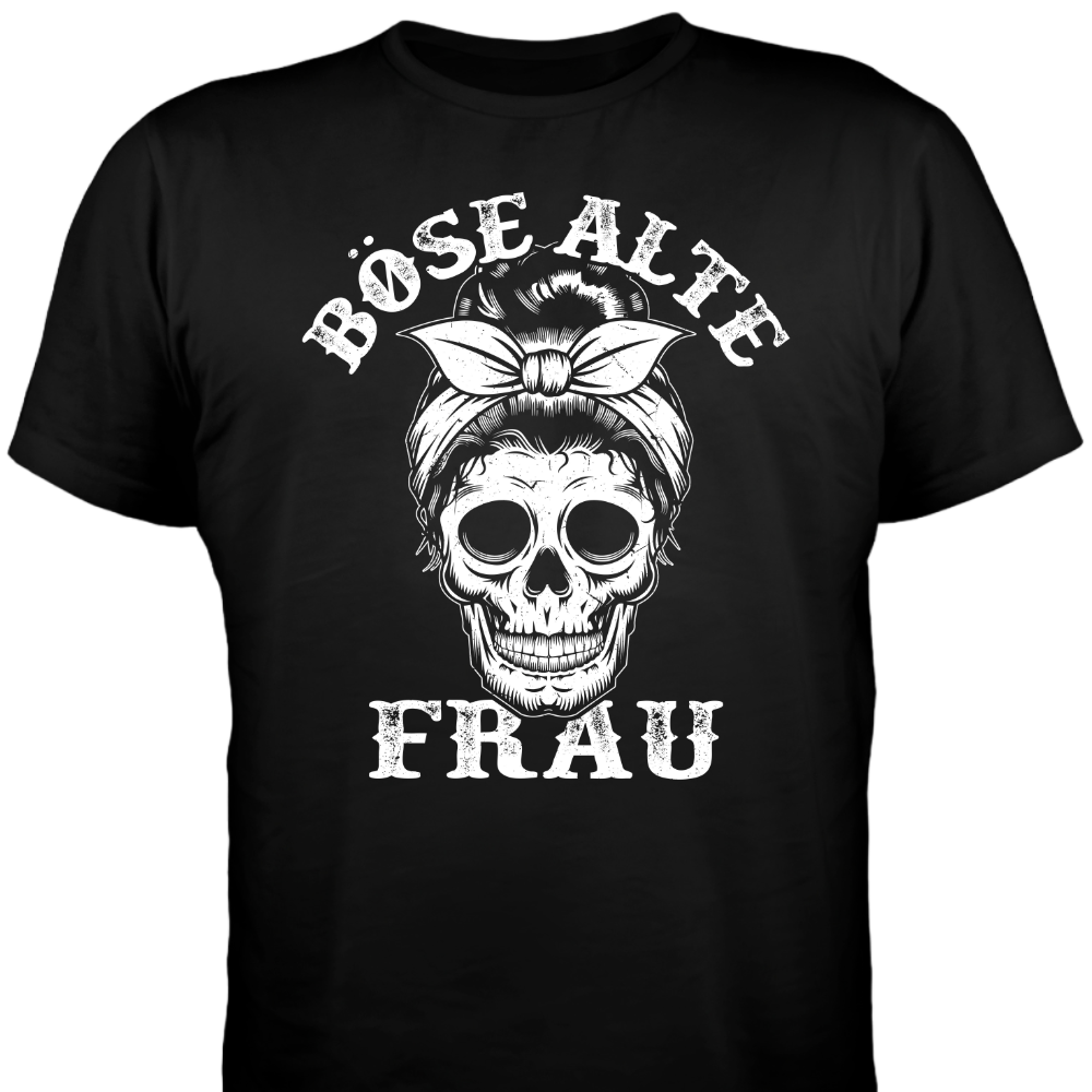 Böse alte Frau - Damen T-Shirt