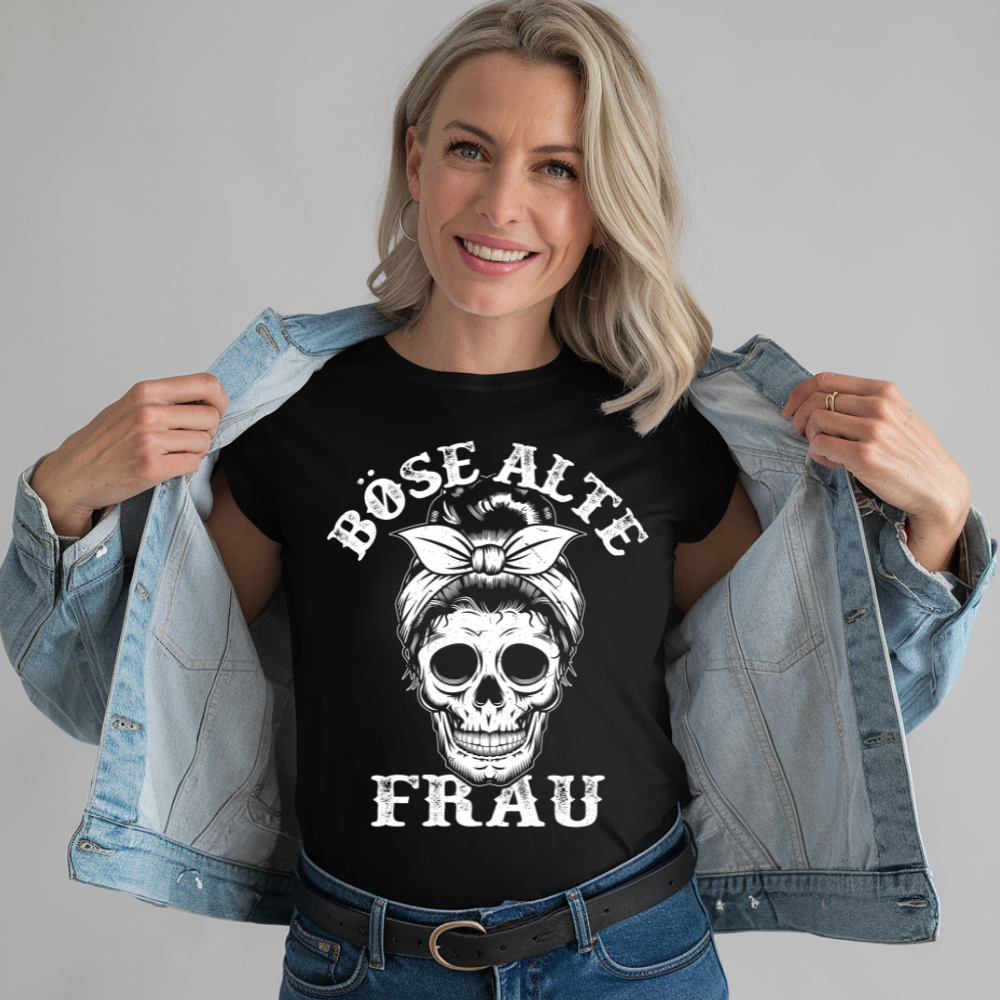 Böse alte Frau - Damen T-Shirt