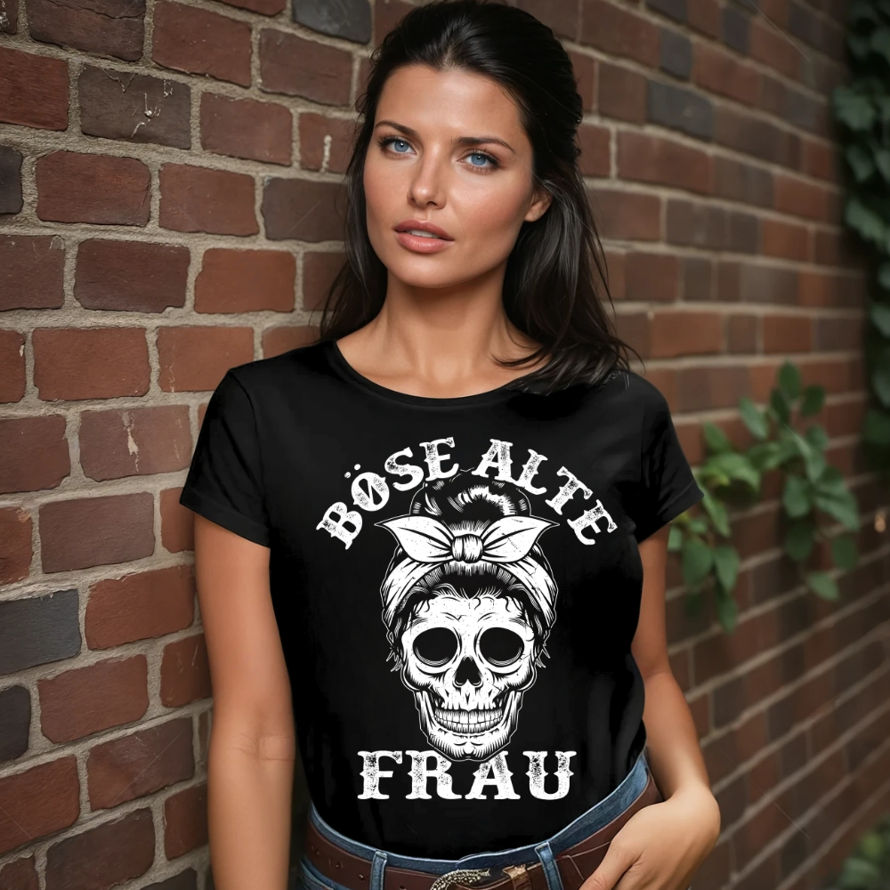 Böse alte Frau - Damen T-Shirt