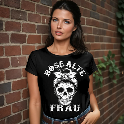 Böse alte Frau - Damen T-Shirt