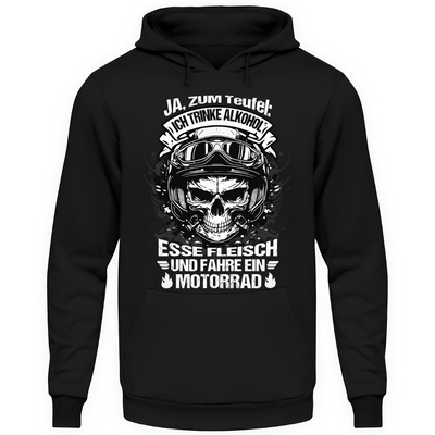 Ja, zum Teufel - Motorrad Hoodie