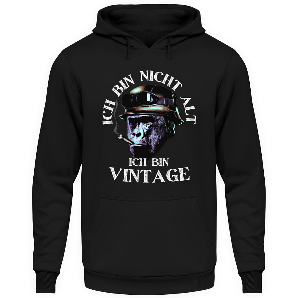 Ich bin vintage - Motorrad Hoodie