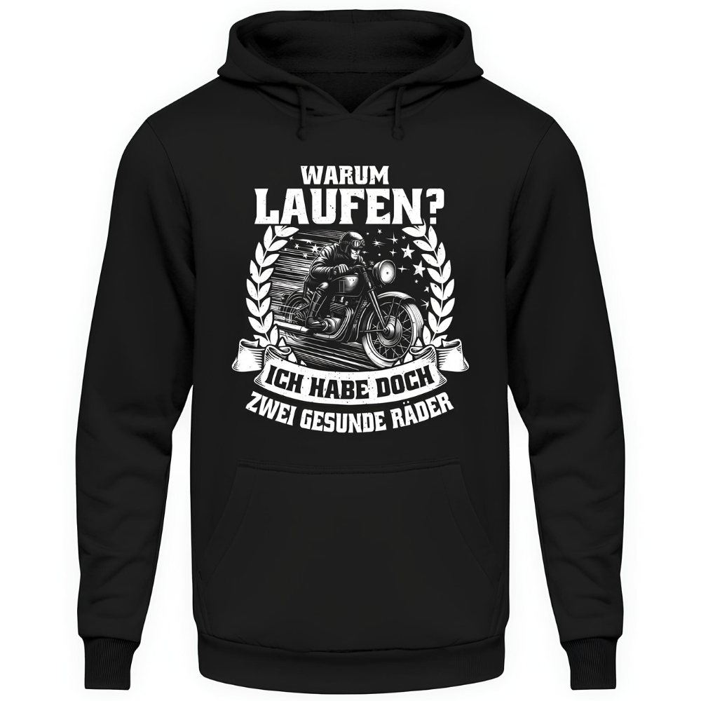 Warum Laufen? - Hoodie