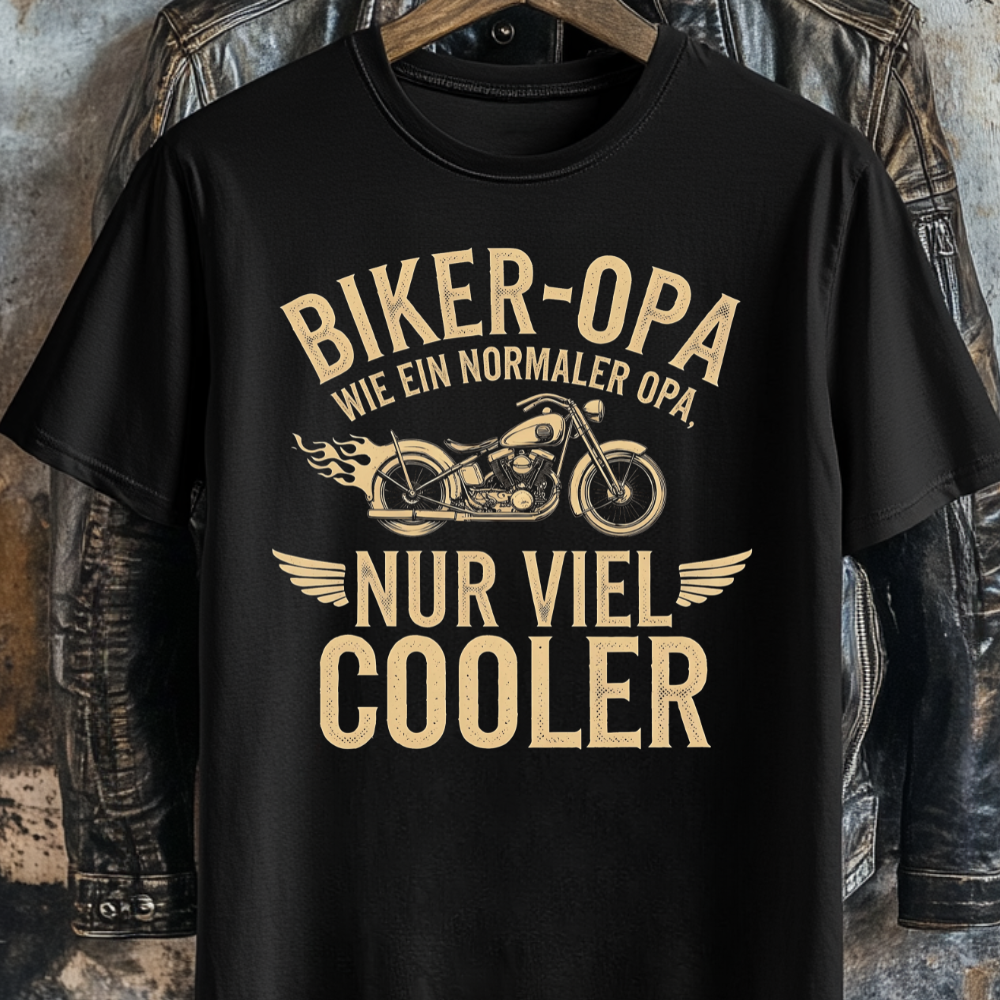 Biker Opa - T-Shirt