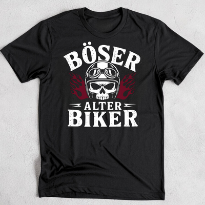 Böser alter Biker - T-Shirt