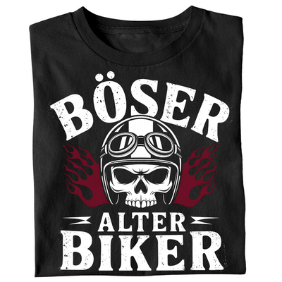 Böser alter Biker - T-Shirt