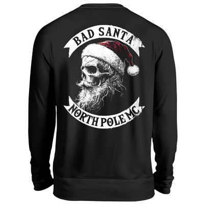 BAD SANTA - Sweatshirt Rückendruck