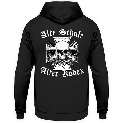 Alte Schule, alter Kodex - Hoodie Rückendruck