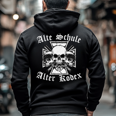 Alte Schule, alter Kodex - Hoodie Rückendruck