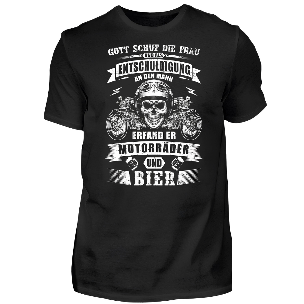 Motorräder und Bier - T-Shirt