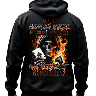 Fluchender Teufel - Hoodie Rückendruck