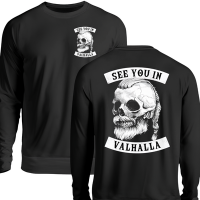 See you in Valhalla - Sweatshirt (Beidseitig bedruckt)