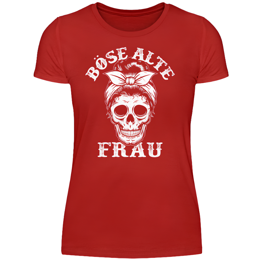 Böse alte Frau (Color Edition) - Damen T-Shirt