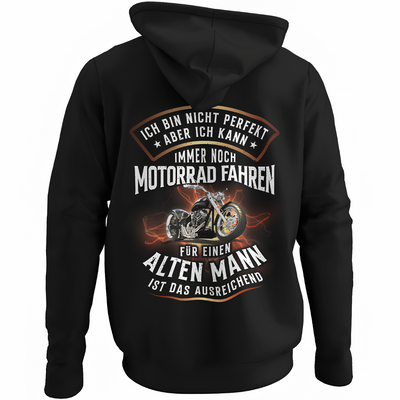 Ich bin nicht perfekt - Hoodie Rückendruck