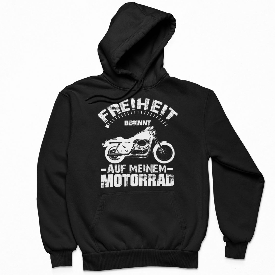 Freiheit auf meinem Motorrad - Hoodie