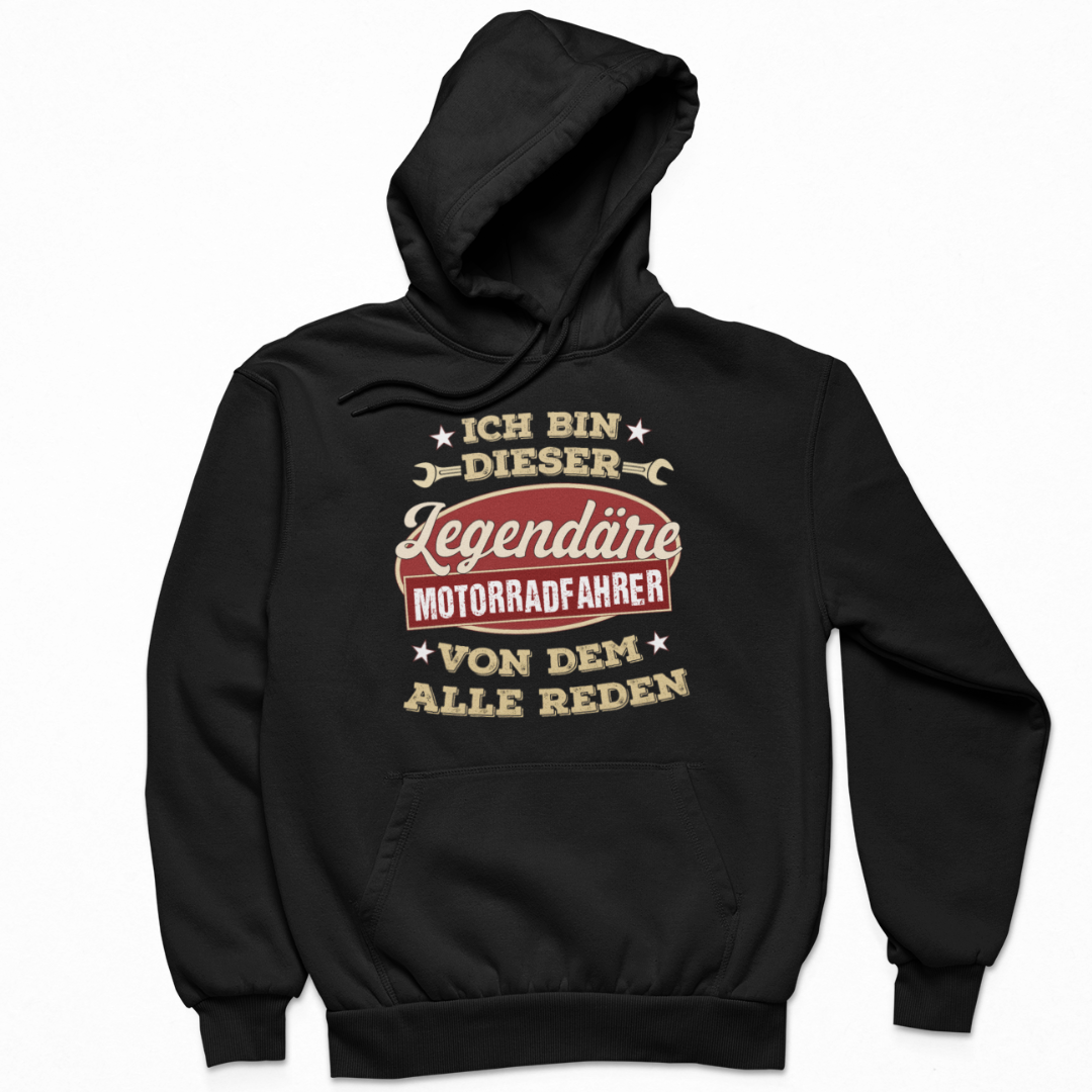 Ich bin dieser legendäre Motorradfahrer - Hoodie