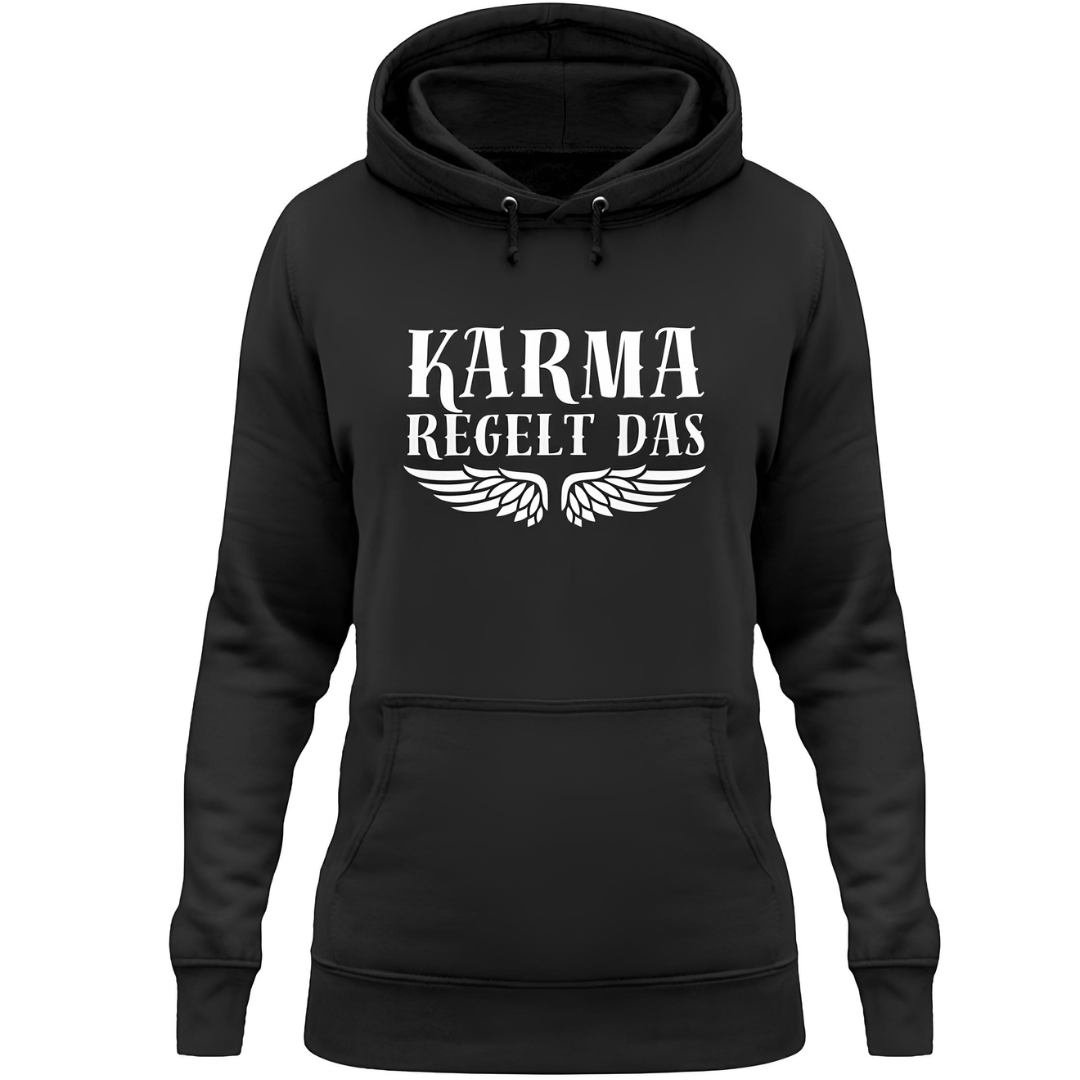 Karma regelt das - Damen Hoodie