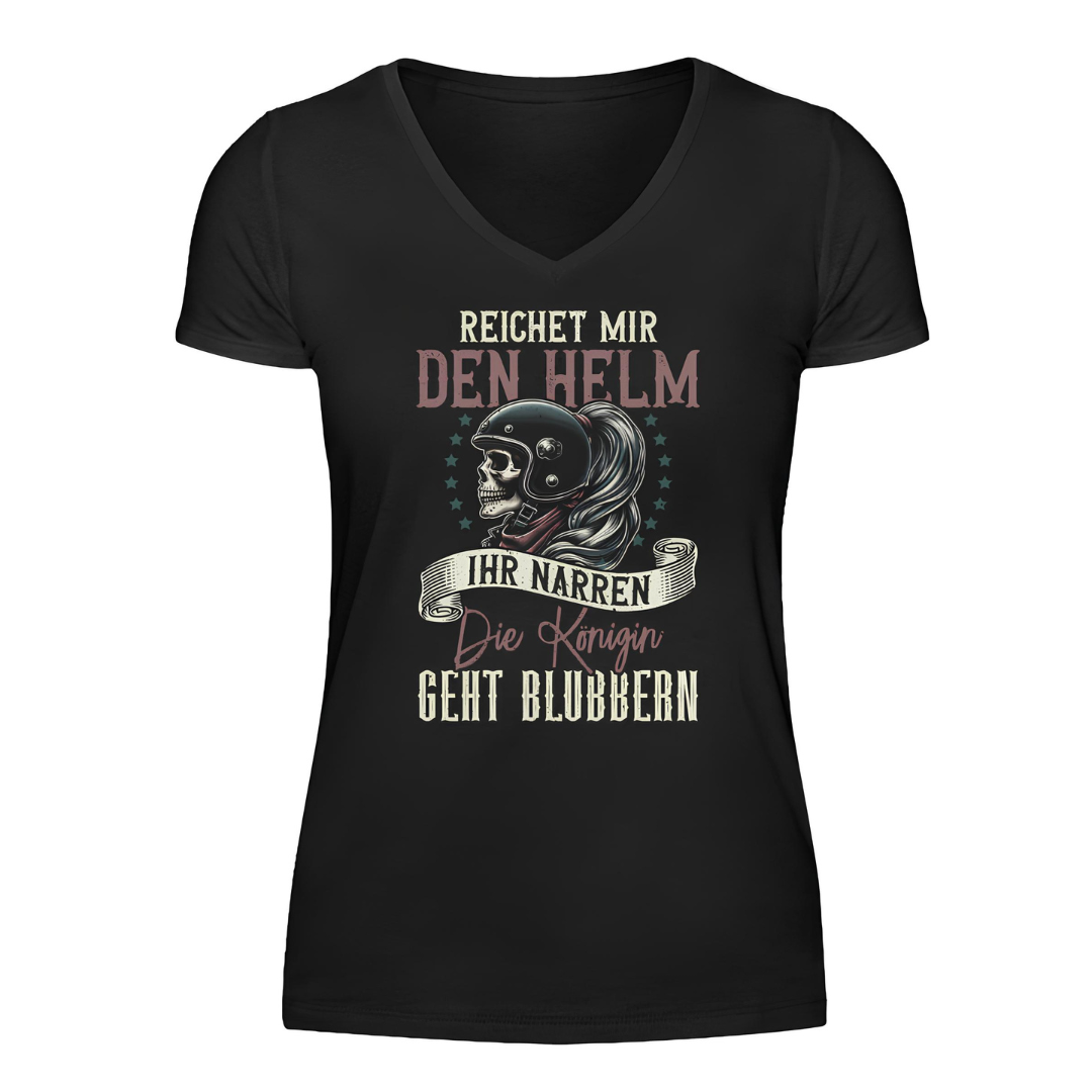 Reichet mir den Helm - Damen T-Shirt V-Neck