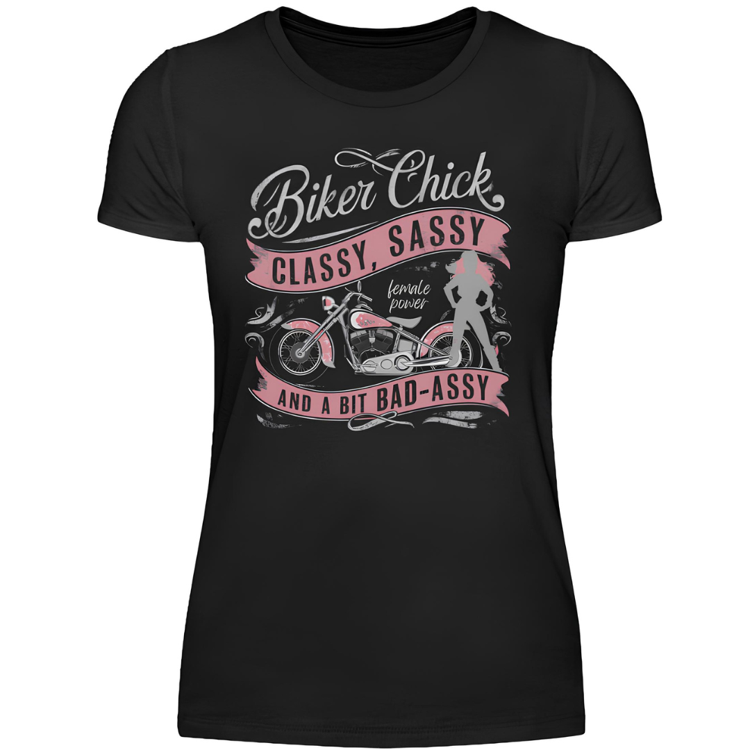 Biker Chick - Damen T-Shirt