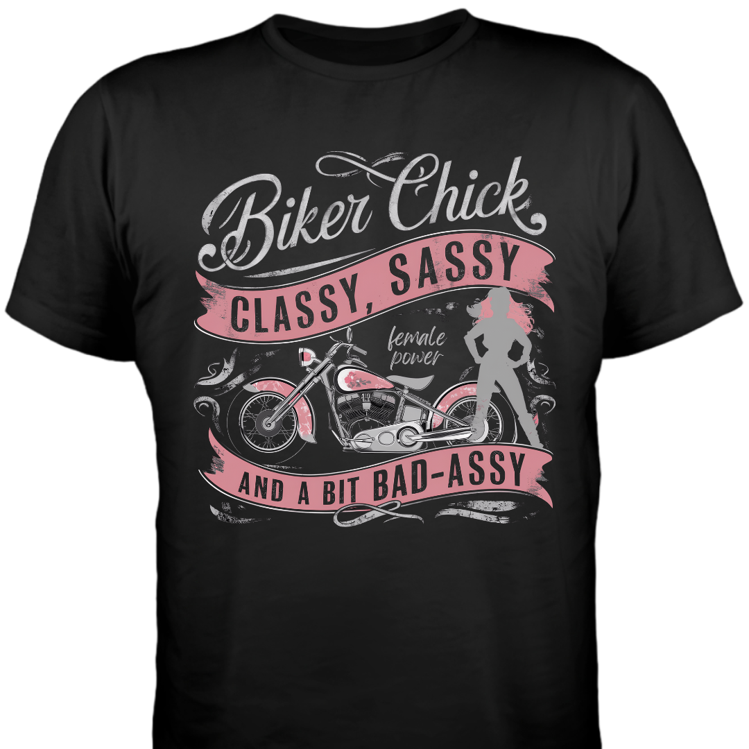 Biker Chick - Damen T-Shirt