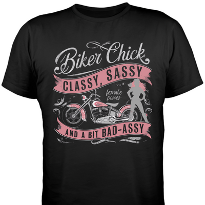 Biker Chick - Damen T-Shirt